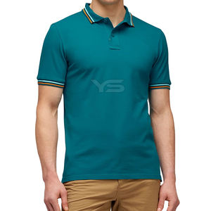 เสื้อถักแขนสั้นสำหรับผู้ชาย, เสื้อยืดคอโปโลลำลองธุรกิจมีหลายสีให้เลือก - Product Image 6