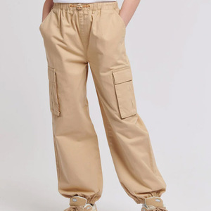 2025 pantalones de chándal sueltos en blanco pierna ancha estilo rayas pantalones Cargo para mujeres pantalones uso al aire libre mujeres usan pantalones vaqueros - Product Image 1