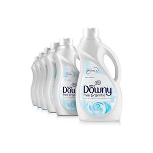 Adoucissant pour tissus Downy Free & Gentle 111 fl oz 150 brassées Hypoallergénique aux parfums de citron, de lavande, de fleurs et de jasmin - Product Image 1