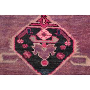 Vintage Rug, 3.3x9.9 ft <b>Runner</b> Rug, <b>Red</b> Floral Wool Turkish Rug - Product Image 5