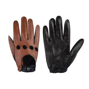 Trendy Leather <b>Gloves</b> Men <b>Warm</b> Soft Winter Outdoor Casual Stylish Comfortable Protective Handwear Gear - Product Image 1