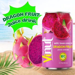 Boisson au jus de fruit Dragon 330ml sans sucre Boisson de marque privée OEM d'usine du Vietnam Échantillon gratuit - Product Image 3