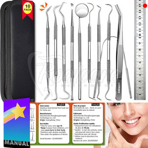 Instrumentos Dentales, Kits de Exploración Reutilizables de Acero Inoxidable, Kits de Exploración de Alta Calidad Hechos en Pakistán - Product Image 5