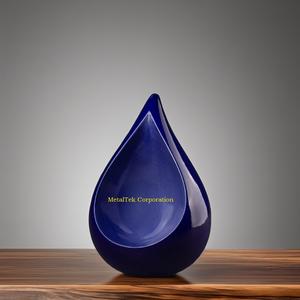 Nueva urna de cremación en forma de lágrima de estilo americano, Color personalizado, recuerdo para adultos, cenizas conmemorativas, urna decorativa para entierro funerario - Product Image 1