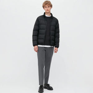 OEM ODM de lujo de los hombres de la calle de punto Puffer chaqueta de alta calidad de la sublimación de la tela de la burbuja con capucha de invierno Servicio del OEM - Product Image 6