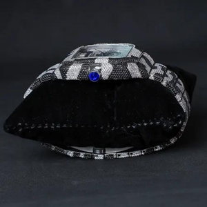 Luxe 2024 mécanique diamant montres Hip Hop Bussdown fabriqué en acier inoxydable Vvs Moissanite plein glacé montre pour hommes femmes - Product Image 5