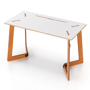 Mobili per ufficio moderni di migliore qualità scrivania regolabile in legno naturale in compensato di betulla e compensato di pioppo per mobili da ufficio - Product Image 4