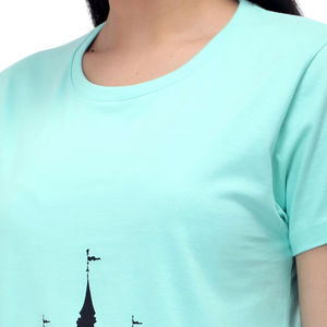 Ladies Fashion Running Cropped T-Shirt Streetwear Crew Neck Crop Top Gym Fitness Workout Loose Short Sleeve T-Shirt for Women - Product Image 6