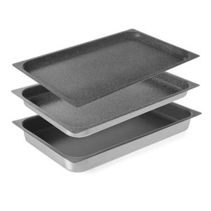 Plaque de cuisson antiadhésive HENDI GN 1/1 530x325x40mm – Plats et ustensiles de cuisson - Product Image 1