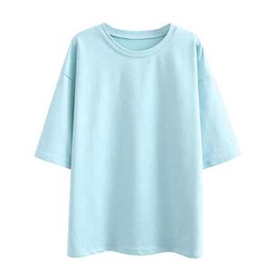 Camiseta de Hombros Caídos, Cómoda, Lisa, Talla Grande, 6XL, Color Sólido, Camisetas para Hombre y Mujer, Haus Industries - Product Image 1