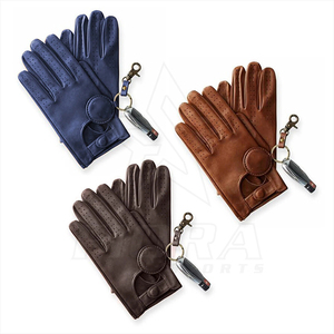 Gants de conduite en cuir pour hommes de qualité supérieure personnalisés de haute qualité fabriqués au Pakistan - Product Image 1
