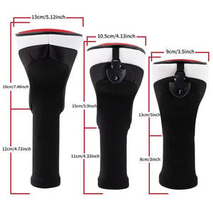 Funda para cabeza de palo de golf, material duradero, ajuste cómodo para uso diario en el campo, diseño acolchado suave - Product Image 3