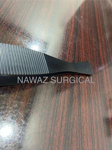 Top qualité supérieure personnalisé poisson os dissolvant pince à épiler Chef cuisine outils en acier inoxydable Jet noir poisson pince à épiler cuisine pince à épiler - Product Image 3