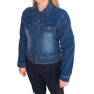 Chaqueta Vaquera Ligera, Elegante y Transpirable Personalizada, Chaqueta Vaquera de Primera Calidad para Mujer, Superventas - Product Image 1