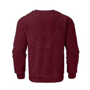 Custom <b>Men</b> <b>Sherpa</b> Sweatshirt Zip Up or Pullover Design Available Bulk Order <b>Sherpa</b> <b>Fleece</b> Sweatshirt For Sale - Product Image 3