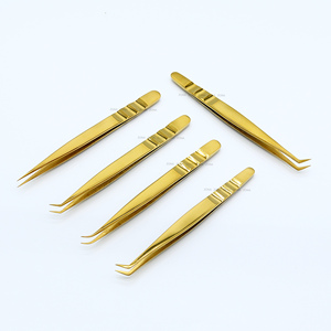 Pinzas Profesionales Japonesas de Acero Inoxidable para Extensión de Pestañas, Punta de 90 Grados, Antideslizantes, Duraderas y con Punta Suave, Gran Venta - Product Image 4