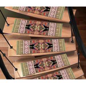 พรมพิมพ์ลายชาติพันธุ์สีชมพู-ทันสมัยทันสมัยทันสมัยและทำความสะอาดง่ายก็อบเลน - Product Image 5