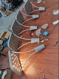 Luz LED para jardín al aire libre, iluminación de camino, accesorio de calle, difusor de PC de <span class=keywords><strong>cuatro</strong></span> brazos Ideal, 3 brazos, brazo decorativo para Parque, carretera, marco de anillo, ojo - Product Image 3