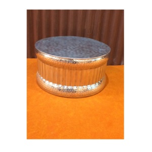 Taburete y mesa auxiliar en forma de barril de metal de hierro rústico de diseño moderno, muebles de acento multiusos para interiores y exteriores para el hogar - Product Image 6