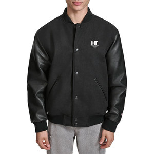 Chaqueta Universitaria para Hombre para Uso en Invierno, Tela de Lona, Logotipo Frontal, Ecológica y Transpirable, Diseño Personalizable - Product Image 1