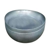 Promotion : Tête de raccordement elliptique en acier inoxydable forgé pour soudure à gaz, grand diamètre