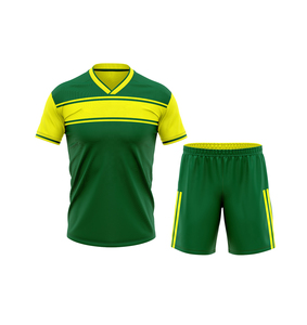 Soccer Uniform Sets Plain <b>No</b> <b>Logo</b> 100% Polyester Customized Colors Quick Dry Football Jersey - Product Image 6