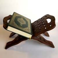 Elegante Soporte de Madera para Libros Sagrados, Plegable y Duradero, para Corán, Biblia, Gita, Estudio Espiritual, Lectura, Oración, de Lujo