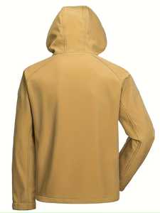Nouvelle veste softshell tendance personnalisée pour homme, coupe-vent, imperméable, logo personnalisé chaud, veste softshell chaude pour homme - Product Image 3
