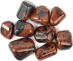 Vente en gros de pierres précieuses faites à la main en agate d'acajou naturel, cristaux de chakra Reiki écologiques, mascotte de souvenirs Feng Shui de méditation - Product Image 1