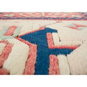 พรมขนสัตว์คลาสสิก Nuray สีเบจ-น้ำตาล ทอมือ ลายเรขาคณิต ทอแบบแบน สำหรับตกแต่งบ้าน ห้องนอน ห้องโถง รูปทรงสี่เหลี่ยมผืนผ้า ขนาด 9x12 - Product Image 3