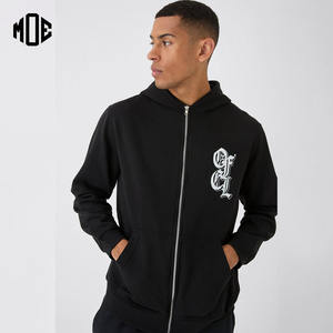 OEM Vente en gros Sweats à capuche unisexe avec fermeture éclair Imprimé personnalisé 100% coton polaire doublé éponge Sweats à capuche pour hommes Bon marché Sweats à capuche pour hommes - Product Image 1