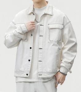 Best Selling <b>Men</b> Pure Colour <b>Denim</b> <b>Jacket</b> Casual Coat <b>Men</b> Cotton Jean <b>Jacket</b> Daily Wear Outerwear Unisex Fashion Lightweight - Product Image 6