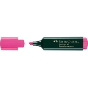 Highlighter Set Faber-Castell Textliner 48 <b>Refills</b> 1-5mm Chisel Tip Pink - Product Image 1