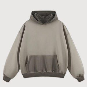 OEM algodón pesado de gran tamaño French Terry lavado Sudadera con capucha peso pesado logotipo personalizado venta al por mayor Vintage lavado hombres Sudadera con capucha térmica - Product Image 2