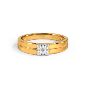 Anillo de Compromiso de Diamante Crecido en Laboratorio, Joyería Fina de Aniversario, Chapado en Plata, Oro Sólido, 14K - Product Image 1