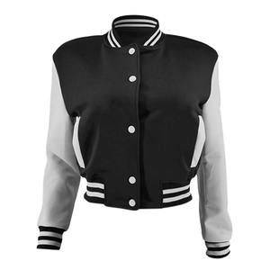 Chaqueta universitaria para mujer Diseño cómodo de moda Múltiples colores disponibles Perfecto para ropa informal - Product Image 1