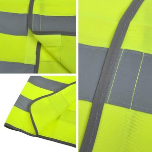 Wholesale Custom 100% Polyester High Visibility Reflective <b>Security</b> Construction Jacket Safety Clothing with Reflective Vest - Product Image 6