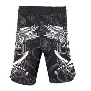 Shorts MMA pour hommes en gros, shorts de fitness unis, design sublimé, combat et entraînement - Product Image 6