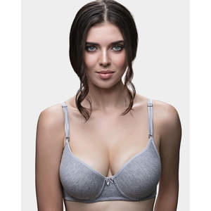 210 Underwired Padded Bralette for Women <b>Soft</b> Cotton One-Piece Adjustable Band Breathable Bow - Product Image 4