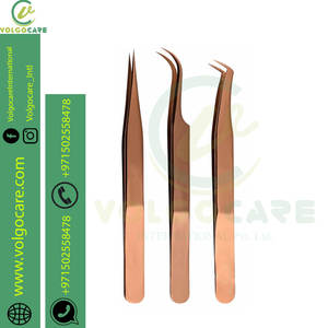 2024 ensemble de 6 pinces à souder inversées en céramique de précision fabriquées avec des pointes pointues et incurvées en acier inoxydable ensemble de pinces à épiler - Product Image 3