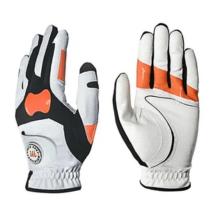 Gants de golf en cuir d'agneau de haute qualité en gros doux respirant tous temps Logo personnalisé usine Oem accessoires de golf - Product Image 2