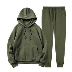 \ Ensembles de survêtements d'hiver pour hommes, sweat à capuche à manches longues doublé en polaire thermique et ensemble de jogging à jambe large - Product Image 3