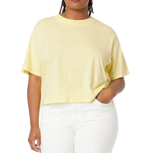 Crop <b>Top</b> T-Shirts For <b>Ladies</b> Best Quality <b>Short</b> <b>Sleeve</b> Crop <b>Top</b> T-Shirt <b>Short</b> <b>Sleeve</b> Summer Wear Women T-Shirt - Product Image 4
