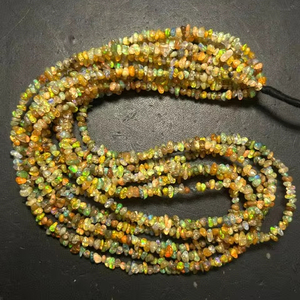 Perles de pierres brutes d'opale éthiopienne naturelle non taillées, perles de pierre de Welo - Product Image 1