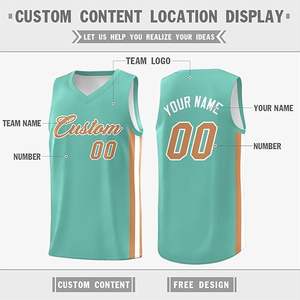 ชุดบาสเก็ตบอลสำหรับผู้ชายชุดเสื้อบาสเก็ตบอลแต่งชื่อทีมของคุณเอง - Product Image 6