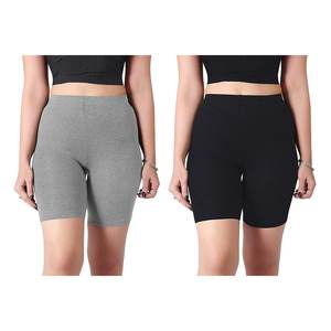 Shorts de cyclisme en nylon pour femmes, rembourrage interne, séchage rapide, respirant, coutures invisibles, design personnalisé, grandes tailles, pour cyclistes occasionnels - Product Image 1
