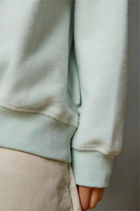 Qualité de luxe femmes automne/hiver long pull col haut polaire épais coton surdimensionné col montant sweat - Product Image 6