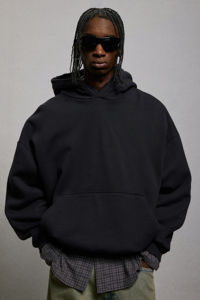 Sudaderas con Capucha de Punto Personalizables al por Mayor para Invierno, 100% Algodón, con Lavado Ácido y Bordado, Estilo Urbano para Hombre - Product Image 4