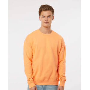 Sweat Homme Hiver Chaud Sweatshirts Lourds Col Ras du Cou Pullover Tops Manches Longues Loose Fit Fleece Sweatshirts - Product Image 1