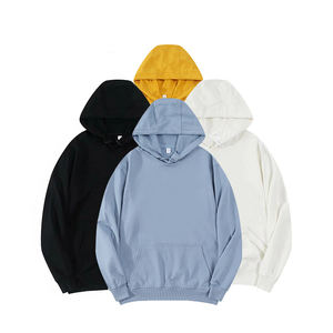 2025 Wholesale High Quality French Terry Hoodies Custom logo Men 100% Cotton Custom <b>Hoody</b> Mens Hip Hop Hoodie Streetwear - Product Image 1